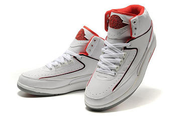 Nike Air Jordan 2 Retro White Red 385475-102