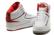 Nike Air Jordan 2 Retro White Red 385475-102 - 3