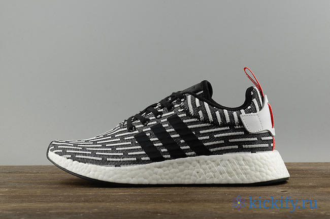 Adidas NMD R2 Core Black White PrimeKnit BB2951 - 1