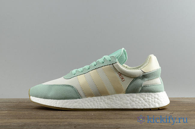 Adidas Iniki Runner Boost Green Cream White BA9994 - 1
