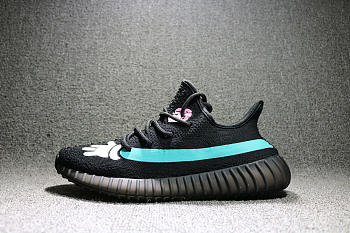 Adidas Yeezy Boost 350 V2 Graffiti Hand Black Blue