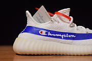 Champion x Adidas Yeezy Boost 350 V2 White Royal F36926 - 3