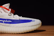 Champion x Adidas Yeezy Boost 350 V2 White Royal F36926 - 2