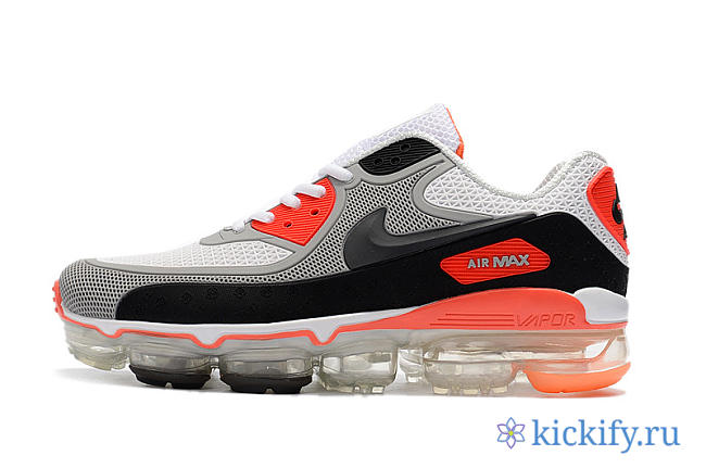 Off White X Nike Air Max 90 Orange White Black 875695-806 - 1