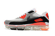 Off White X Nike Air Max 90 Orange White Black 875695-806 - 1