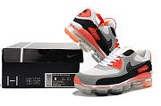 Off White X Nike Air Max 90 Orange White Black 875695-806 - 2