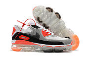 Off White X Nike Air Max 90 Orange White Black 875695-806 - 4