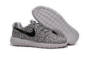 Nike Air Yeezy 350 Boost Flyknit Running Shoes Gray Black - 4