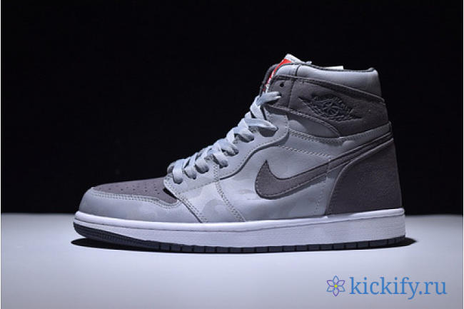 Nike Air Jordan 1 Retro High Camo 3M Wolf Grey AA3993-027 - 1
