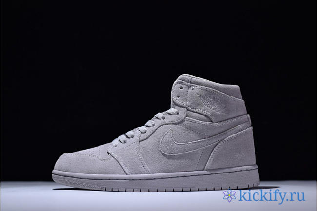 Nike Air Jordan 1 Retro High Grey Suede 332550-031 - 1