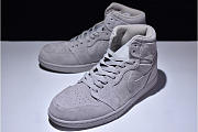 Nike Air Jordan 1 Retro High Grey Suede 332550-031 - 4