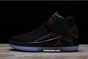 AIR JORDAN 32 XXX2 BRED MJ DAY BLACK RED AA1253-001 - 1