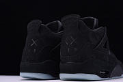 Nike Air Jordan 4 Retro Kaws Black 930155-001 - 5