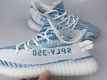 Adidas Yeezy 350 Blue Zebra New Color Original
