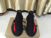 Adidas Yeezy Boost 350 Superme Black Red - 5