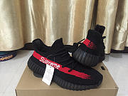 Adidas Yeezy Boost 350 Superme Black Red - 6