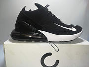 Nike Air Max 270 Flyknit Black White - 5