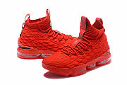 Nike LeBron 15 Ohio State PE Red Black - 4