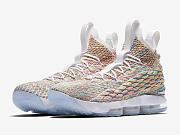 Nike LeBron 15 XV Fruity Pebbles White Multi Color 897648-900 - 2