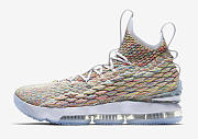 Nike LeBron 15 XV Fruity Pebbles White Multi Color 897648-900 - 5