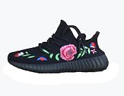 Adidas Yeezy Boost 350 V2 Custom Black Rose - 1