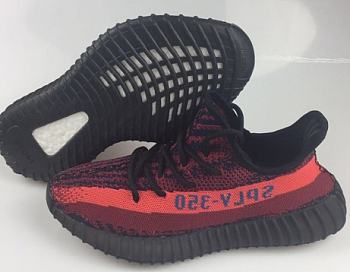 Adidas Yeezy Boost 350 V2 Black Wine red zebra