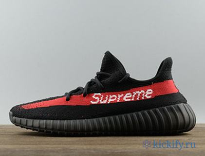 Adidas Yeezy Boost 350 Superme Black Red - 1
