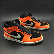Nike Air Jordan 1 Mid Black Cone 554724-062 - 2