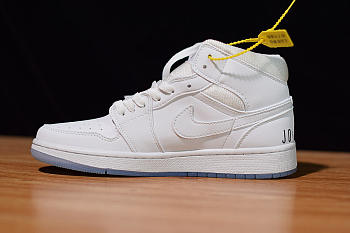 Nike Air Jordan 1 Mid Pure White BQ6578-100