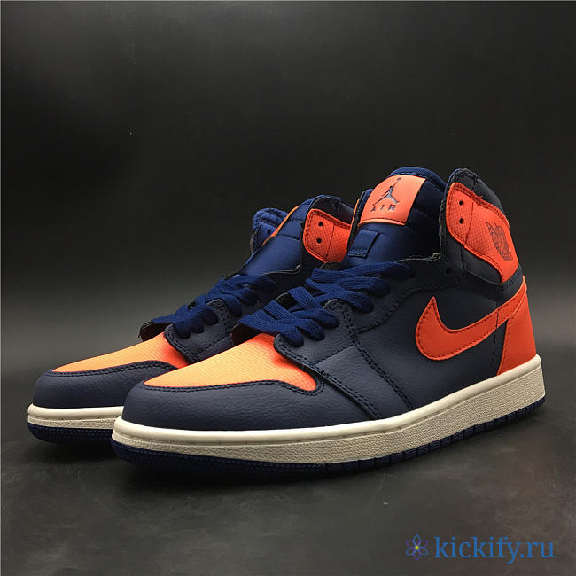 Nike Air Jordan 1 Retro High Blue Void Turf Orange AH7389-408 - 1