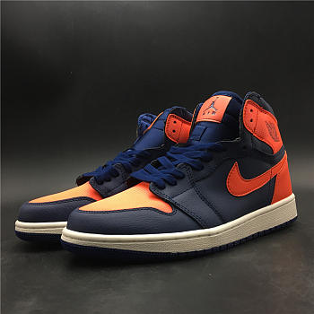 Nike Air Jordan 1 Retro High Blue Void Turf Orange AH7389-408