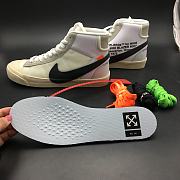 Off White-Nike Blazer Mid Grim Reaper AA3832-100 - 3