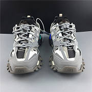 Baliciaga SNEAKER TESS.S.GOMMA BLANC GRIS  - 3