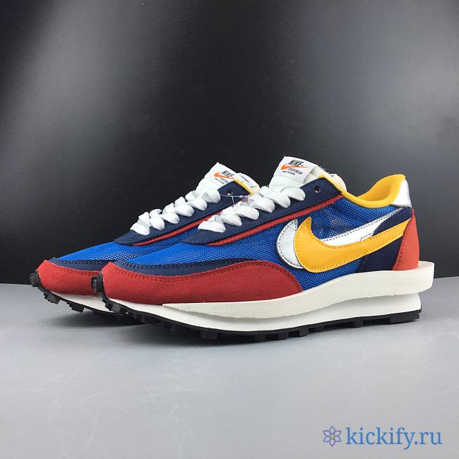Acai x Nike LVD Waffle Daybreak blue, red and yellow BV0073 400 - 1