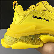 Baliciaga Triple S makes Old Yellow clear Crystal  - 4