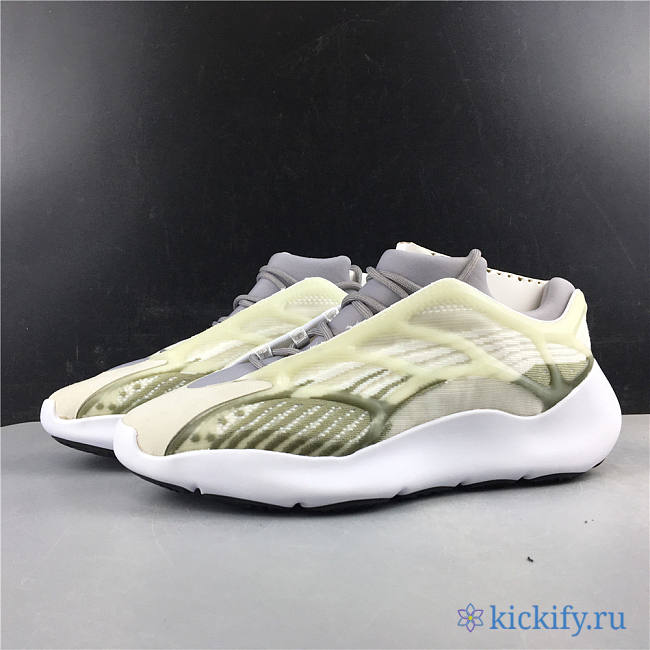 Adidas Yeezy Boost 700Coconut 700V3 white and green luminous running shoes EF9899 - 1
