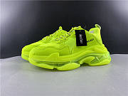 Baliciaga Triple S makes Old fluorescent Green  - 1