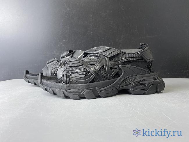 Baliciaga Track Sandal 'Triple Black' 617542 W2CC1 1000 - 1