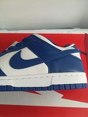 NIKE SB DUNK LOW white and blue skateboard shoes from Syracuse University of Kentucky CU1726-100 - 4