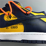 Nike Khaki24 Nike off white Dunk low ow dark blue and yellow CT0856-700  - 3