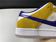 Nike SB Dunk Low Laser Orange Lakers purple gold skateboard shoes BQ6817-800 - 2