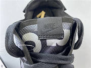 NIKE x CDG Dunk Low Sichuan Jiubao Ling black and gray printed translucent cicada wing CZ2675-001 - 6