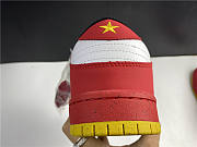 Nike SB Dunk Low 25th anniversary of white, red and yellow ticks 309242-307 - 2
