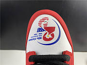 Nike SB Dunk Low 25th anniversary of white, red and yellow ticks 309242-307 - 3