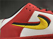 Nike SB Dunk Low 25th anniversary of white, red and yellow ticks 309242-307 - 5