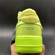 Nike Air Force OFF-WHITE X AIR FORCE 1 fluorescent Green AO4606-700 - 5