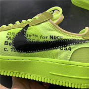 Nike Air Force OFF-WHITE X AIR FORCE 1 fluorescent Green AO4606-700 - 2