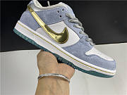 Nike Sean Clive x Nike SB Dunk Low White Jade Metallic Color DC9936-100 - 3