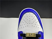 Supreme x Nike SB Dunk Low blue crocodile pattern DH3228-10 - 4