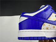 Supreme x Nike SB Dunk Low blue crocodile pattern DH3228-10 - 3